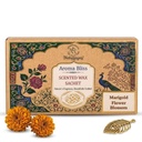 Naturayas Marigold Flower Blossom Aroma Bliss Scented Wax Sachet – Luxury Wardrobe & Drawer Fragrance