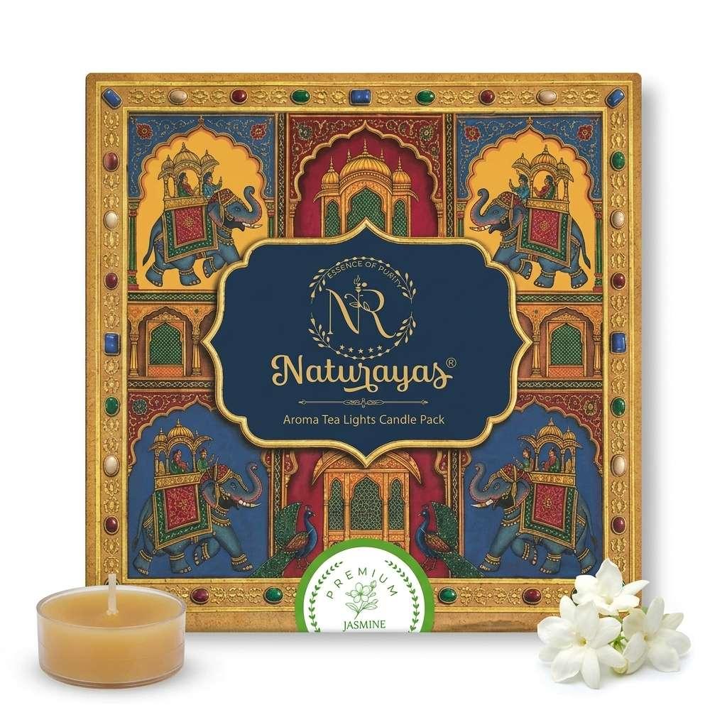 Naturayas Jasmine Aroma Tea Lights Candle