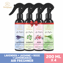 Luxury Room Freshener Combo (Pack of 4) | Rose, Lavender, Lemongrass & Jasmine